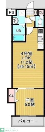 Albion新検見川の物件間取画像